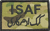 ISAF Pashtun OCP Scorpion Pattern Placard With Velcro